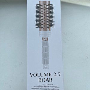 NWT T3 Micro Volume 2.5 Boar Bristle Nylon Hair Brush